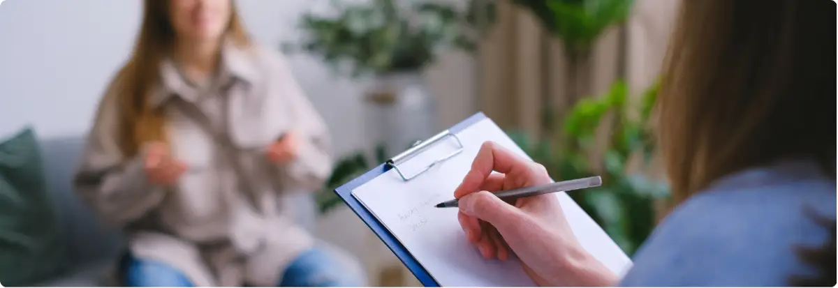 Dual diagnosis assessment in a luxury rehab program for addiction and mental health treatment.