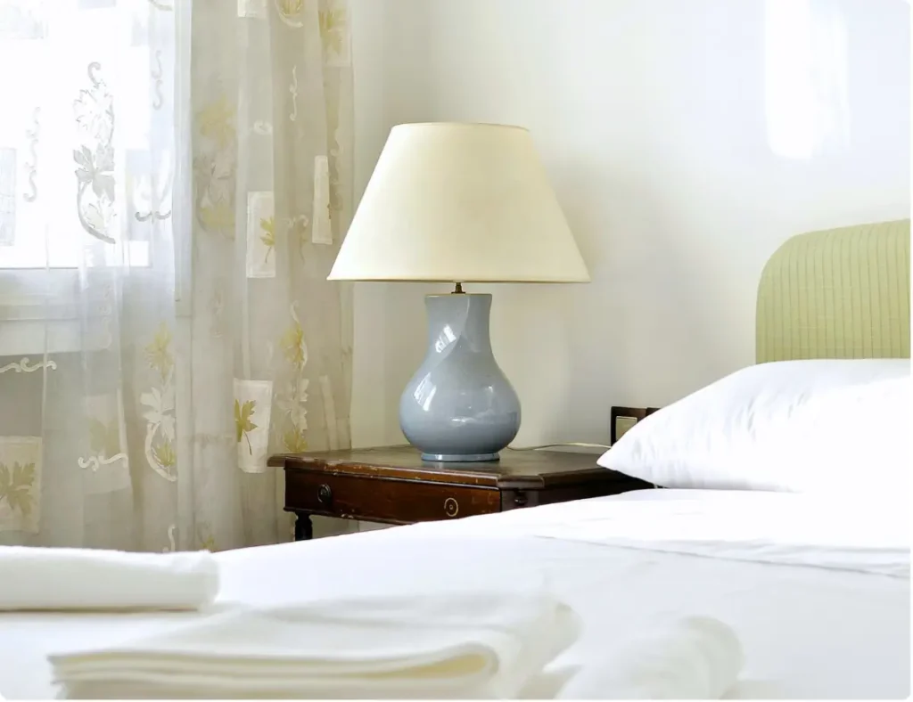 Private, comfortable room at a luxury detox center in Ohio for addiction recovery.