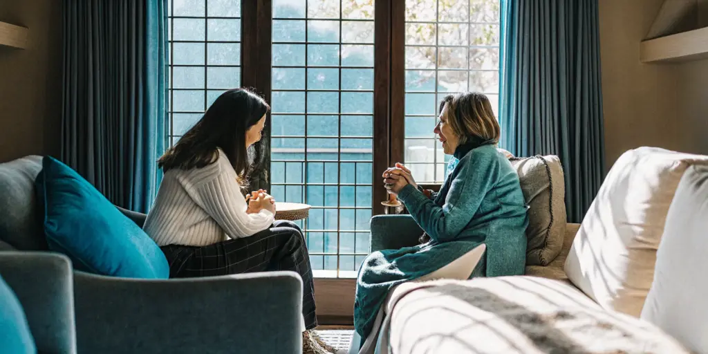 Trauma-informed addiction treatment counseling session